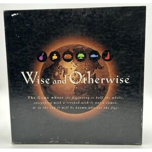 Wise And Otherwise Board Game Beginning Is Half The Whole‎ 1997 Complete